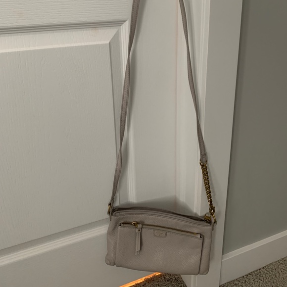 Fossil grey crossbody/shoulder bag - Picture 3 of 6